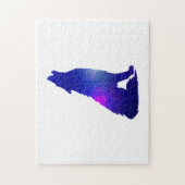 Puzzle Space Wolf howling (Vertical)