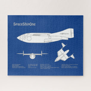 Puzzle SpaceShipOne - Plan directeur d'avion ABD