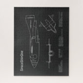 Puzzle SpaceShipOne - Plans de dessin plan d'avion PD (Vertical)