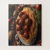 Puzzle Spaghetti and Meatballs (Vertical)