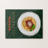 Puzzle Spaghetti bolognaise pâtes nouilles chef gourmet (Horizontal)
