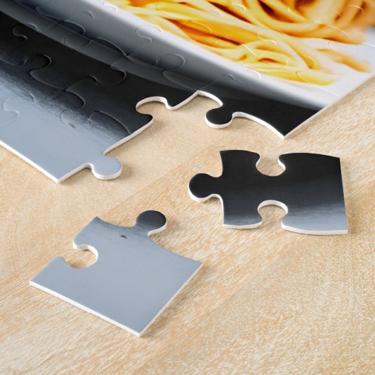 Puzzle Spaghetti mangeant des chats de gingembre (Côté)