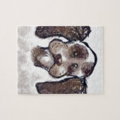 Puzzle Spaniel (Horizontal)