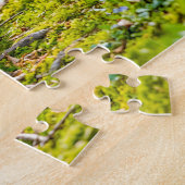 Puzzle Spaniel se promenant dans une forêt de printemps l (Côté)