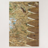 Puzzle Sparrow de chanson sur la clôture (Vertical)