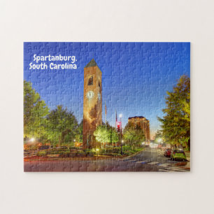 Puzzle Spartanburg, Tour de l'horloge de la Caroline du S