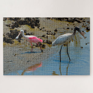Puzzle Spatule Bec en bois cigogne Floride