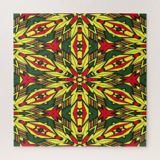 Puzzle Spears Tribales Afrocentriques (Vertical)