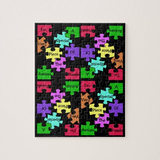 Puzzle spécial de morceau d'autisme (Vertical)