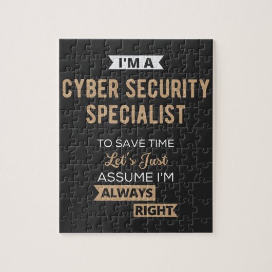 Puzzle Spécialiste de la cybersécurité (Vertical)