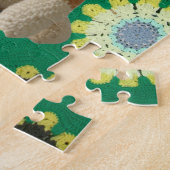 Puzzle - Speelgoed Dog en Daisies Legpuzzel (Zijkant)