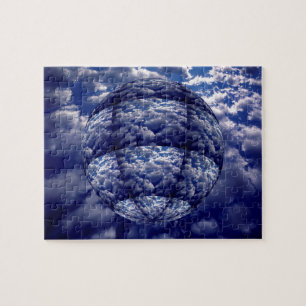 Puzzle Sphère 3D de nuage abstrait