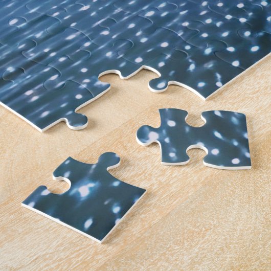 Puzzle sphères lumineuses blanches les plus brillantes or (Côté)