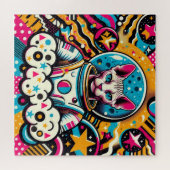 PUZZLE SPHYNX CAT-ASTRONAUT (Horizontal)