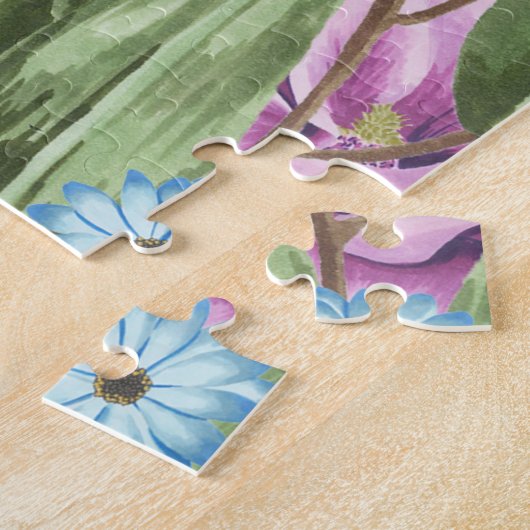 Puzzle Sphynx cat flowers (Côté)