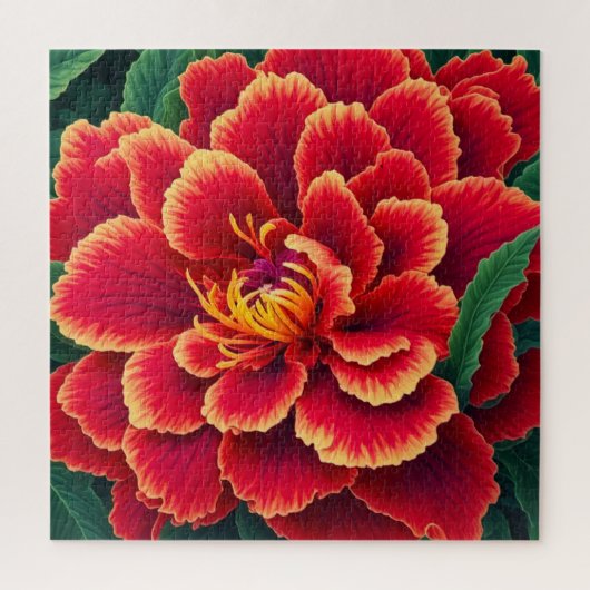 Puzzle Spirale de fleurs vibrantes (Vertical)