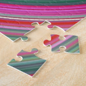Puzzle spirale rose et verte (Côté)