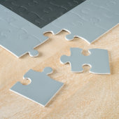 Puzzle Spirales d'art fractal beige bleu clair abstrait (Côté)