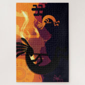 Puzzle Spirit of Kokopelli Desert paysage Sunset 4 (Vertical)