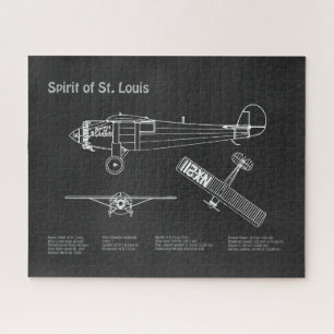 Puzzle Spirit of St. Louis - Plan directeur de l'avion PD