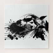 Puzzle Spirit Pony 3 Noir & Blanc (Horizontal)