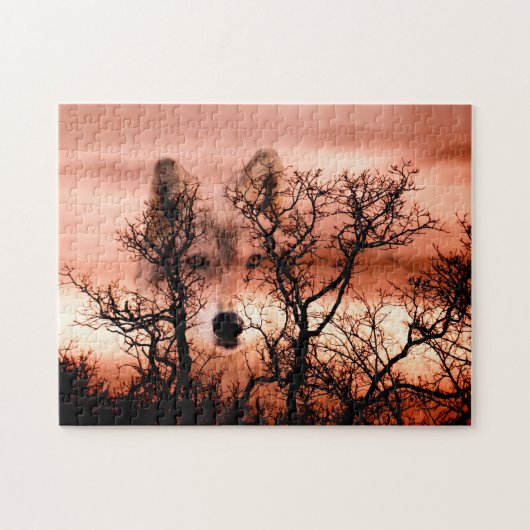 Puzzle Spirit Wolf (Horizontal)