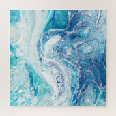 Puzzle Splash couleur : Acrylique Abstrait Arrière - plan (Horizontal)