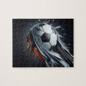 Puzzle "Splash" du football (Horizontal)
