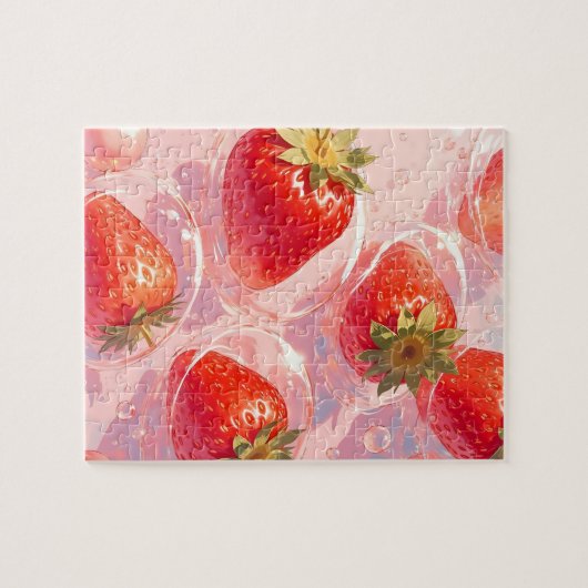 Puzzle Splash fraise (Horizontal)