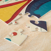 Puzzle Splats de peinture Abstraits multicolores (Côté)