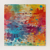 Puzzle Splats de peinture Abstraits multicolores (Horizontal)