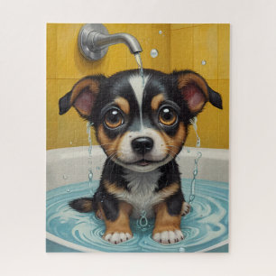 Puzzle Splish Splash, Time for Pet & Funny Animal Bains