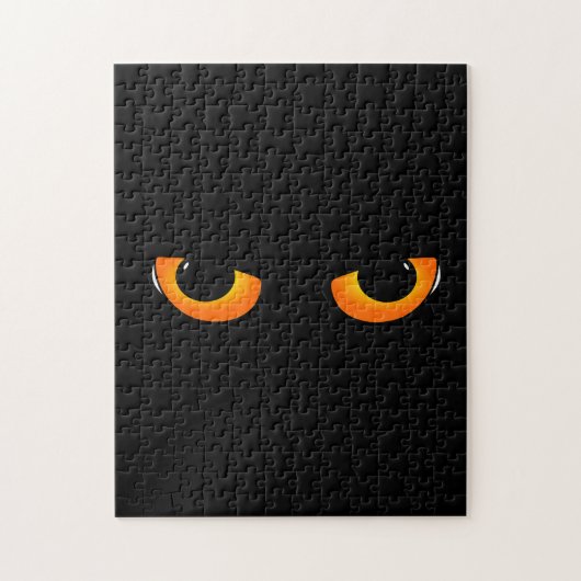 Puzzle Spooky Cat Eyes (Vertical)