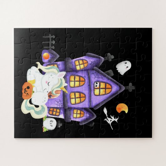 Puzzle Spooky unicorn (Horizontal)