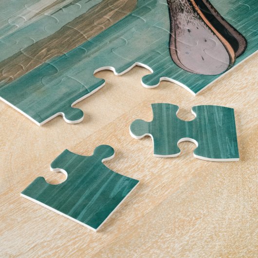 Puzzle Spoonbill sur le roseate par John James Audubon (Côté)