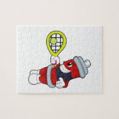 Puzzle Spray au tennis avec raquette de tennis (Horizontal)
