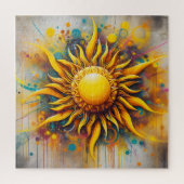 Puzzle Spray Paint Sun (Vertical)