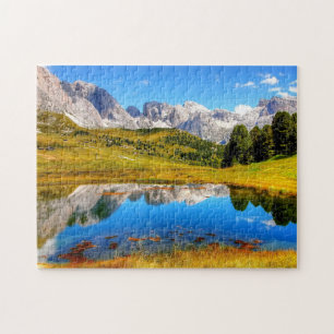 Puzzle Spring Green Mountain Photo Lac Spring Mountain