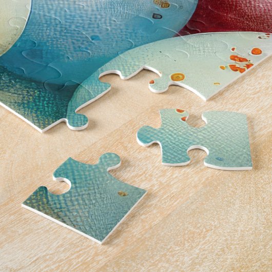 Puzzle Springer Spaniel Chien avec Oeufs de Pâques Vacanc (Côté)