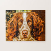 Puzzle Springer Spaniel Dog Jigsaws. (Horizontal)
