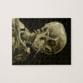 Puzzle Squelette avec cigarette par Van Gogh (Horizontal)