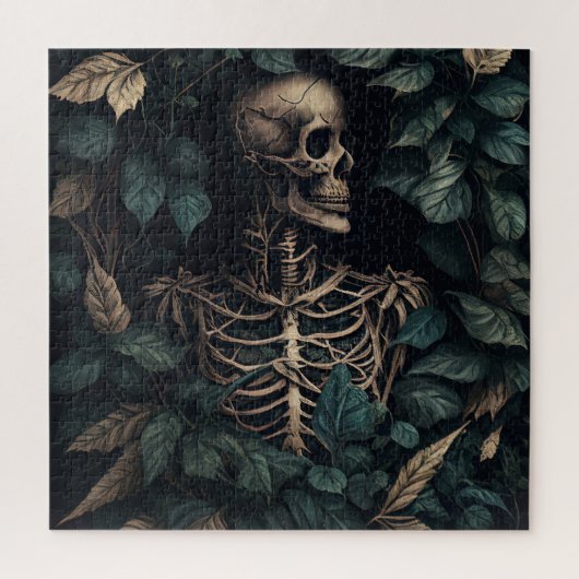 Puzzle Squelette en Plante (Vertical)
