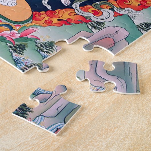 Puzzle Squelettes dansant l'art bouddhiste tibétain (Côté)