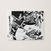 Puzzle Squelettes de Mexicain de Mamie-Fandango (Horizontal)