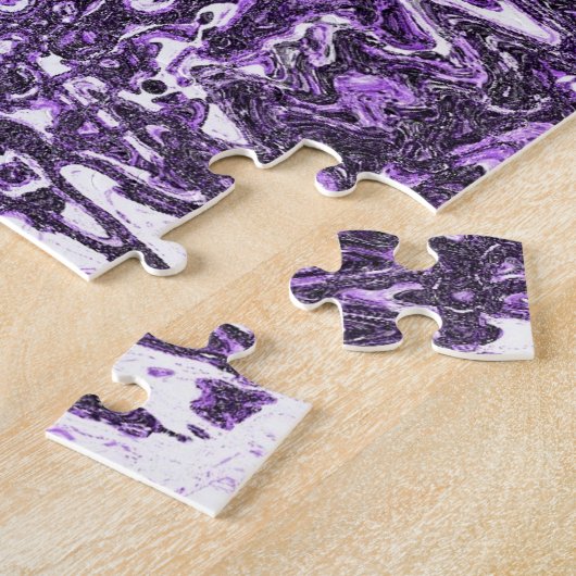 Puzzle Squiggles pourpres (Côté)