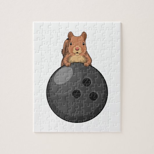 Puzzle Squirl at Bowling (Vertical)