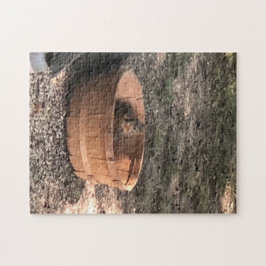 Puzzle Squirrel in a basket (Horizontal)