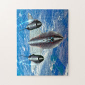 Puzzle SR-71 BLACKBIRD (11 x 14 POUCES) (Vertical)