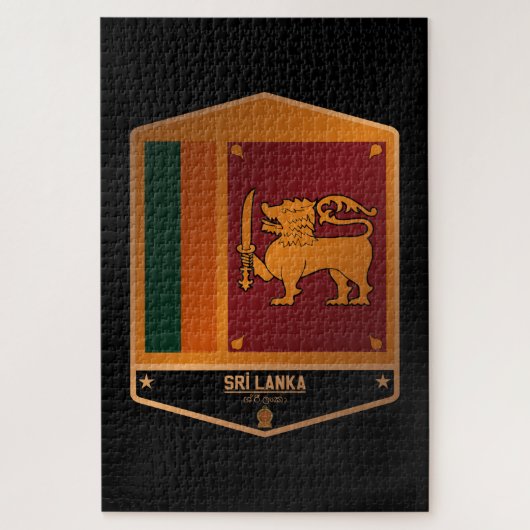 Puzzle Sri Lanka (Vertical)