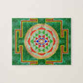 Puzzle Sri Yantra/Sri Chakra en couleurs (Horizontal)